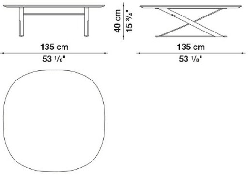 Maxalto Pathos coffee table