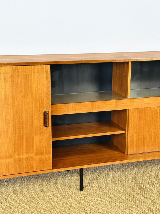 Image 1 of Tall Scandinavian teak sideboard, 1960s