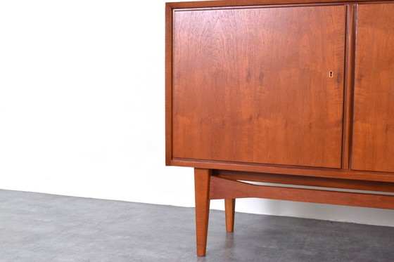 Image 1 of Mid-Century teakhouten dressoir van Heinrich Althoff, jaren 60.