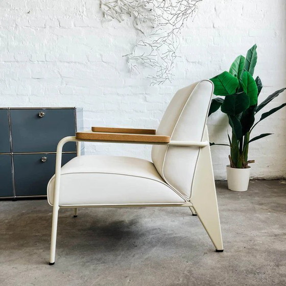 Image 1 of Vitra - Fauteuil de Salon - Sillón - Blanco - Cuero - Excelente estado