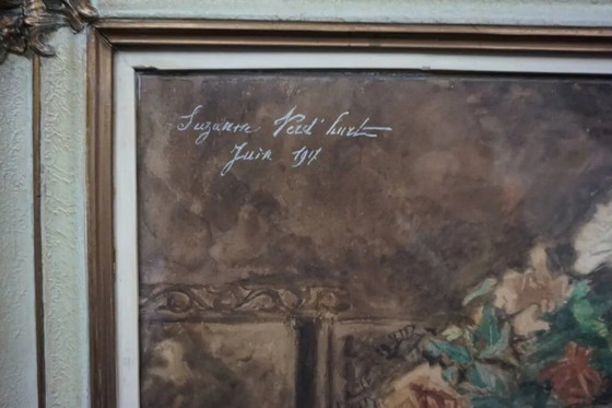 Painting “Still life with roses”. Watercolor. – Paintings & Drawings, Paper (photo 3 of 6)