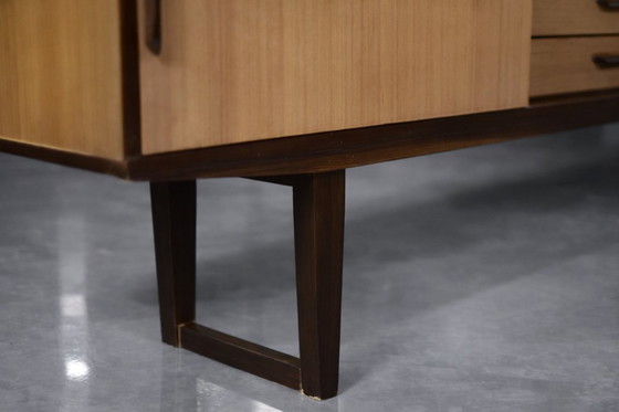 Image 1 of Vintage Mid-Century Danish Modern Wood Sideboard with Drawers, 1970s