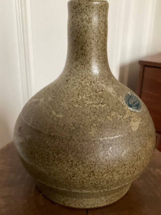 Image 1 of Lampe en céramique artisanale signée Balogh – Atelier de Dreux