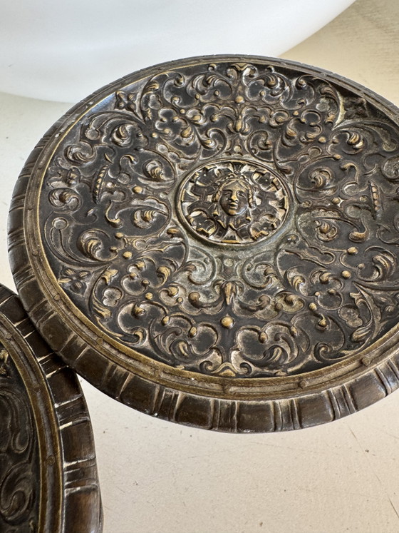 Image 1 of Coupes sur pied en bronze style Renaissance