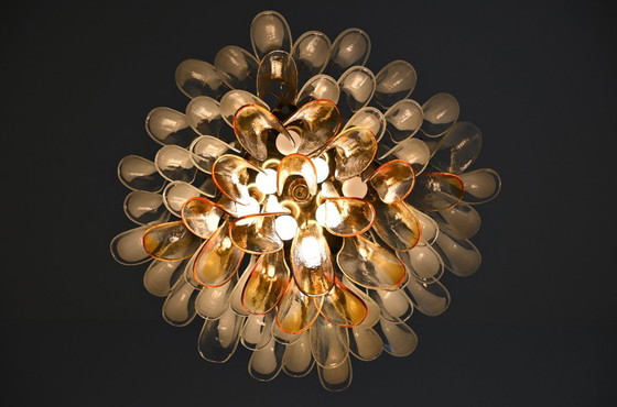 Image 1 of Plafondlamp van Murano-glas van La Murrina, jaren 70.
