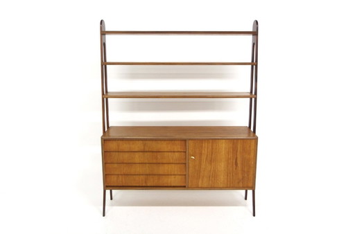 Scandinavian teak bookcase, Sweden, 1960