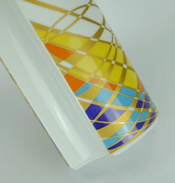 Image 1 of fantastic 1960s 70s krautheim op art pop art VASE graphic decor
