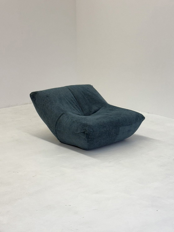 Image 1 of Papillon Lounge Chairs by Guido Maria Rosati for Giovannetti in Blue