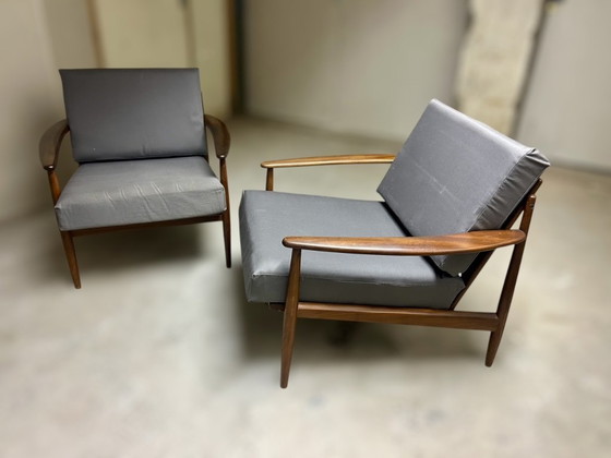 Image 1 of coppia di poltrone scandinave Grete Jalk