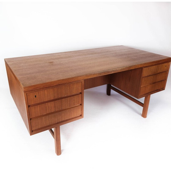 Image 1 of Vintage desk in teak by Omann Junior, 1960s