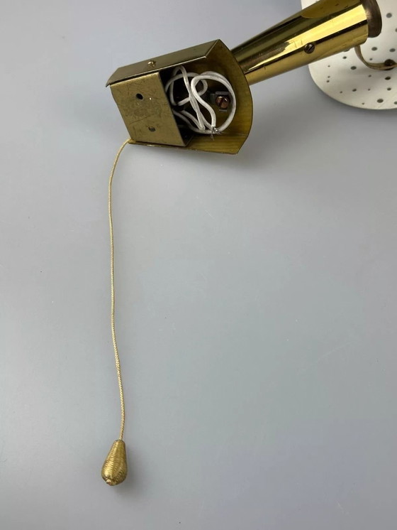 Image 1 of Lámpara de pared de los años 50 y 60 de Ernest Igl para Hillbrand Brass &amp; Metal Design