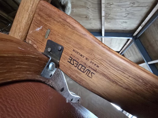 sedia vintage svedese Lamino di Ingve Ekestrom