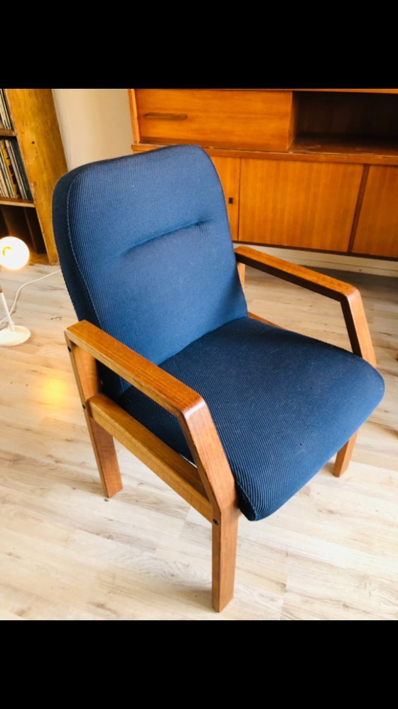 Image 1 of Midcentury fauteuil teak Deens design vergaderstoel 6 stuks 