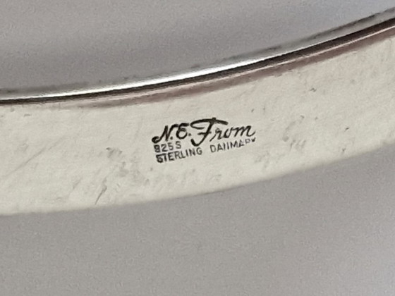 Image 1 of N.E. De - Anillo de plata para mejilla/cuello - años 60