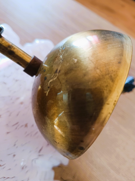 Image 1 of Witte Opaline De Clichy Glazen Hanglamp