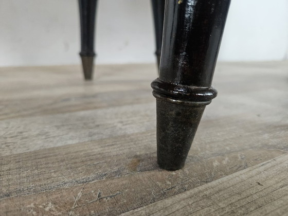 1960s Mahogany Burl Nightstands With Glass Tops – Wood (photo 20 of 20)