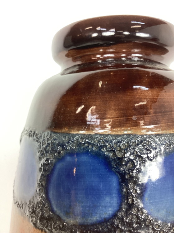 Image 1 of Vintage large West Germany fat lava vase, seventies