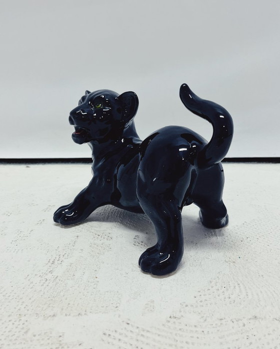 Image 1 of Panther Cub Ceramic