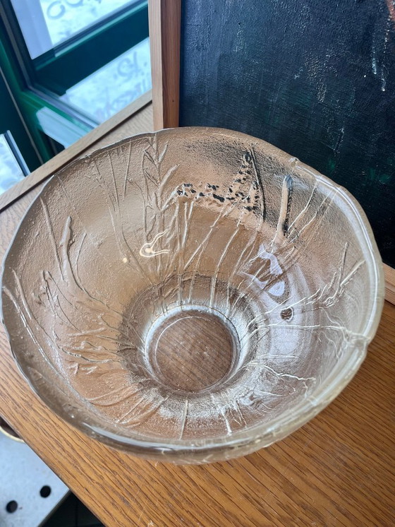 Image 1 of Kaija glass bowl designed by Aarikka for Humppila, Finland, 1960s