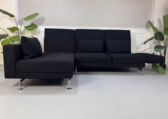 Image 1 of Brühl Moule Ecksofa Stoff Canapé Noir