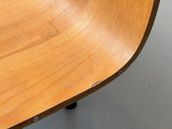 Banc en hêtre moulé stratifié avec piètement en tube d'acier, années 1960 – &Tradition, Wood (photo 16 of 18)
