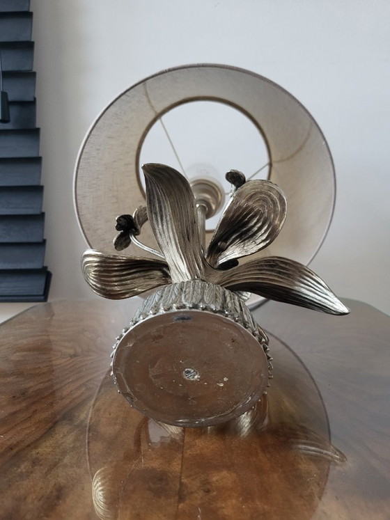 Image 1 of Fleur de lis lamp, hollywood Regency, vermoedelijk Maison jansen, Frankrijk, jaren 50/60