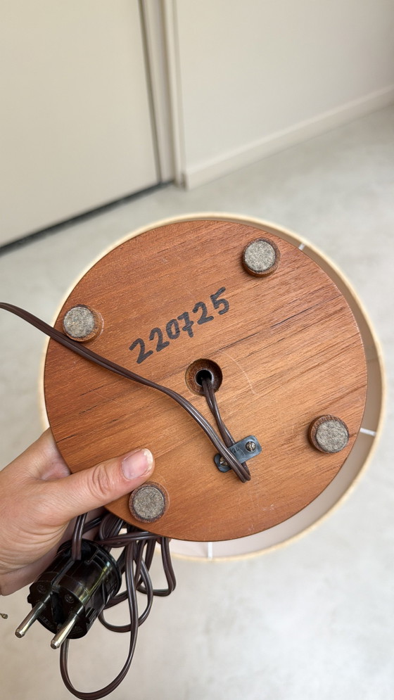 Image 1 of Lampe de table Domus vintage en bois de teck