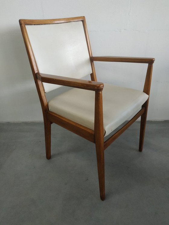 Image 1 of Juego de 4 sillas de cocina de estilo escandinavo de los años 60