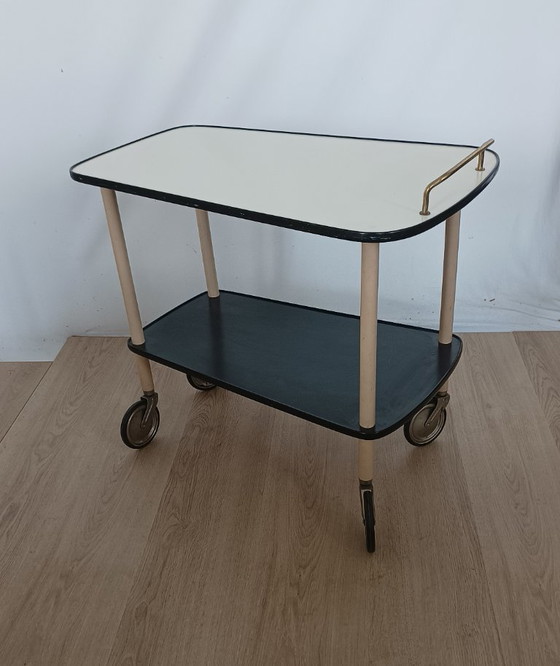 Chariot de service des années 1950 – Dessertes, Wood (photo 3 of 8)