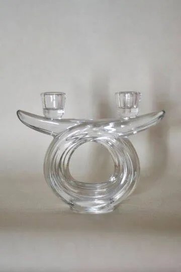 Portavelas de cristal Vannes – Vidrio, Art Deco (photo 3 of 5)