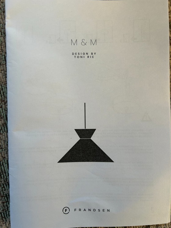 Image 1 of lampada a sospensione Frandsen lampada da soggiorno design Toni Rie M&M