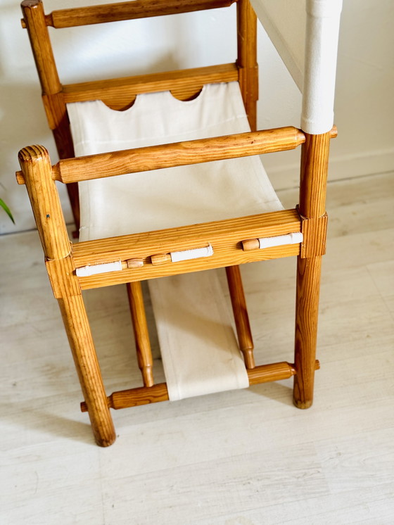 Image 1 of Vintage Jaren 70 Safaristoel Regisseursstoel