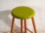 Taburete de madera antiguo con asiento redondo – Europa Central, c. 1950 – Rustic (photo 33 of 40)