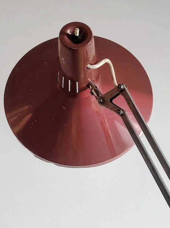 Image 1 of Terry Hala architectural industrial  table lamp. by H. Busquet for Hala,
