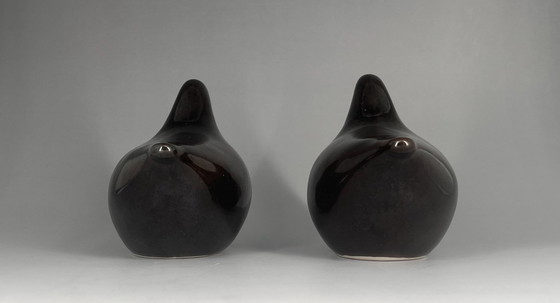 Image 1 of Paar keramische vogels – Jussi’s Åland Keramik – Gesigneerd Scandinavisch design