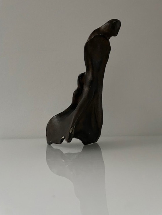 Image 1 of Expressive sculpture figure in the wind - futuristic