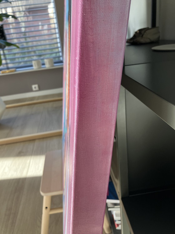 Image 1 of Kunst schilderij van Wiegen den Uyl