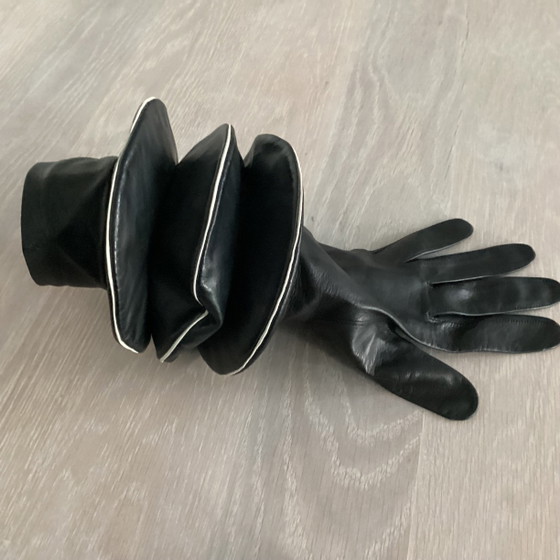 Image 1 of Harmonica handtas en bijpassende handschoenen