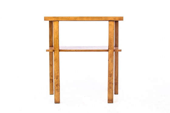 Image 1 of Art Deco Beistelltisch, Polen, 1950er Jahre