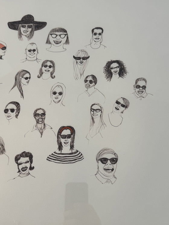 Image 1 of HEDWIGE JACOBS / drawing / SUNNY DAY / 2006, incl. frame