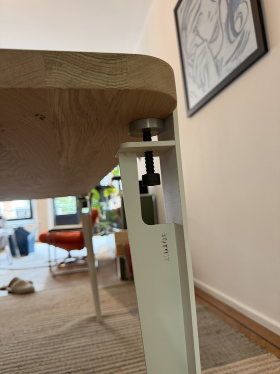 Image 1 of New oak dining table with Tiptoe legs 150 x 80