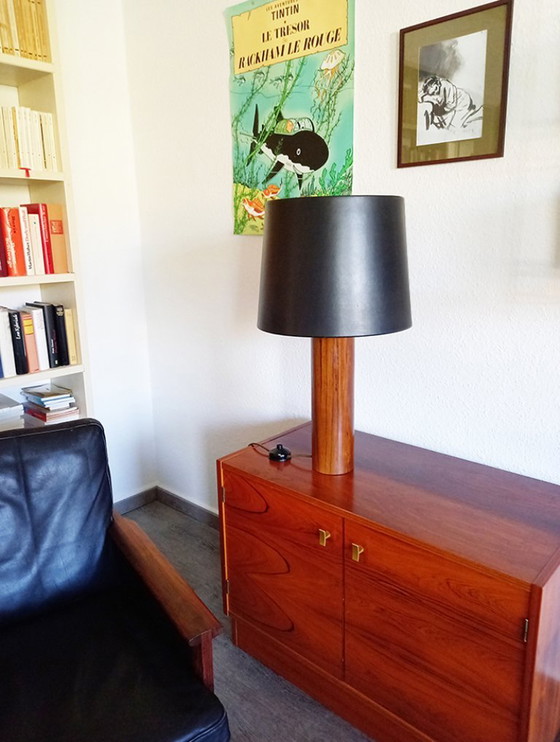 Uno & Östen Kristiansson Lampada da tavolo in teak – Luxus, Lampade da tavolo, Pelle, Legno (photo 2 of 11)