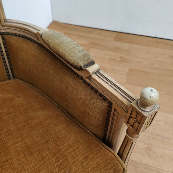 Image 1 of Antikes Sofa und Sessel im Stil Ludwigs XVI.