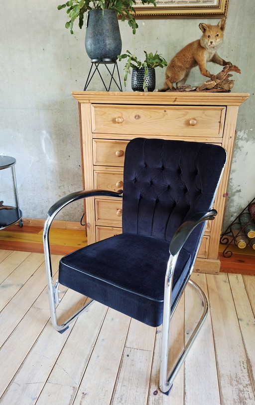 Chaise Gispen 412 GS + Hocker