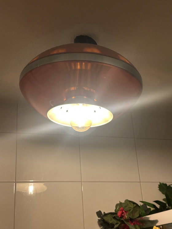 Image 1 of Lampe de plafond vintage Spage Age OVNI