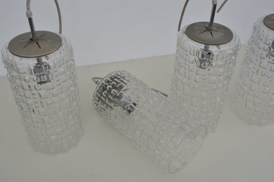 Image 1 of Plafonnier avec ampoule en verre de Peill & Putzler (années 1950)