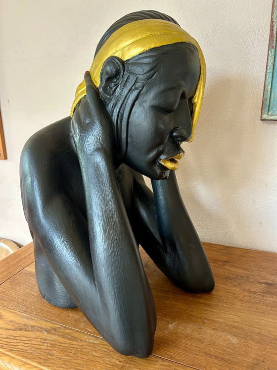 Serenità in Nero e Oro – Sculture, Legno (photo 9 of 11)