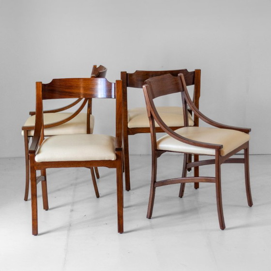 Image 1 of 4 sedie da pranzo in legno Cavatorta, stile Mid-Century Modern, Italia, anni '60