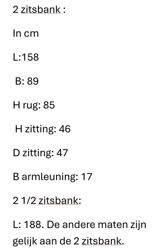 Image 1 of Canapé en cuir 2 et 2 places et demie