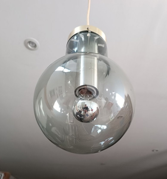 Image 1 of Lampada a sospensione Bulb di Frank Ligtelijn per Raak anni '70